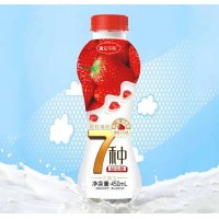 禹眾不彤粒粒福報益生菌草莓果粒牛奶450ml