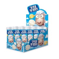 字母羊奶片壓片糖果原味160g