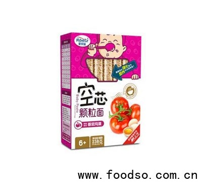 愛貝滋番茄雞蛋空芯顆粒面