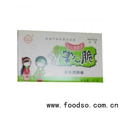 胖老總迷你掌心脆香烤雞翅味方便面干脆面