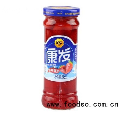 KF瓶248克草莓罐頭