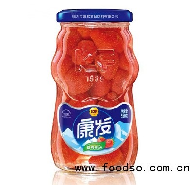 KF瓶550克草莓罐頭