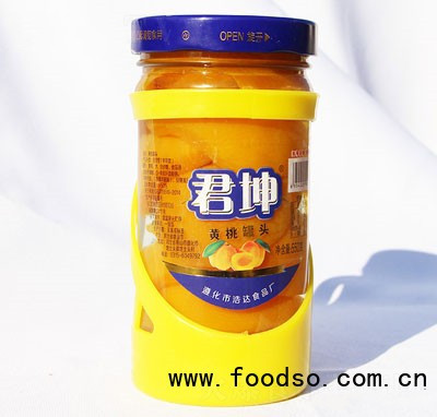 博捷黃桃罐頭590g