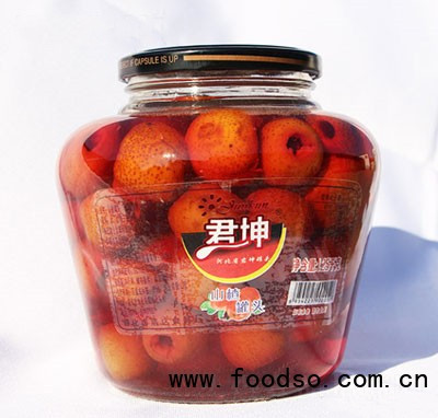 君坤山楂罐頭1.25kg