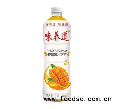 味養(yǎng)道芒果果汁飲料1.5L夏季飲品招商代理