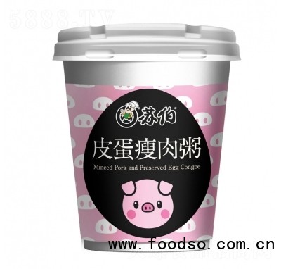 蘇伯皮蛋瘦肉粥方便速食招商代理