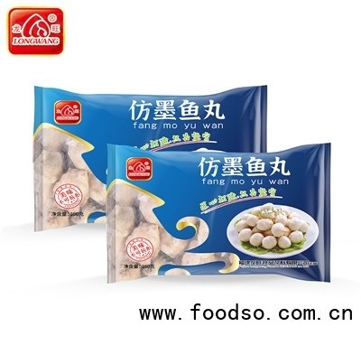 龍旺丸子關(guān)東煮麻辣燙冷凍食品速凍食品代理招商仿墨魚丸