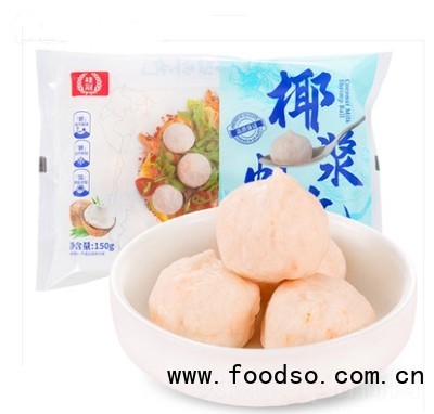 桂冠椰漿蝦丸150g火鍋食材豆撈麻辣燙燒烤魚丸子壽喜鍋關(guān)東煮