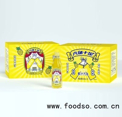 汽場十足鳳梨味果汁汽水360mlX20瓶