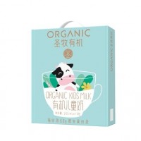 圣牧兒童有機奶全脂調制乳利樂包200毫升×12包