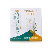 圣牧有機沙漠有機風味酸奶200gX10盒